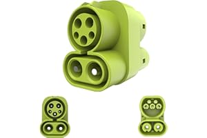 EVHIKING CCS1 to CCS2 Adapter EV Charger Adpater DC 1000V 250A and AC 32A EV Charger Connector Type 1 to Type 2 Adapter SAE j1772 to IEC62196