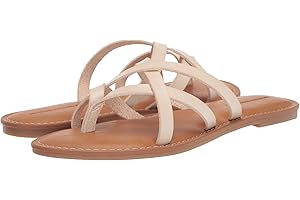 Amazon Essentials Women's Strappy Slide Flat Sandal