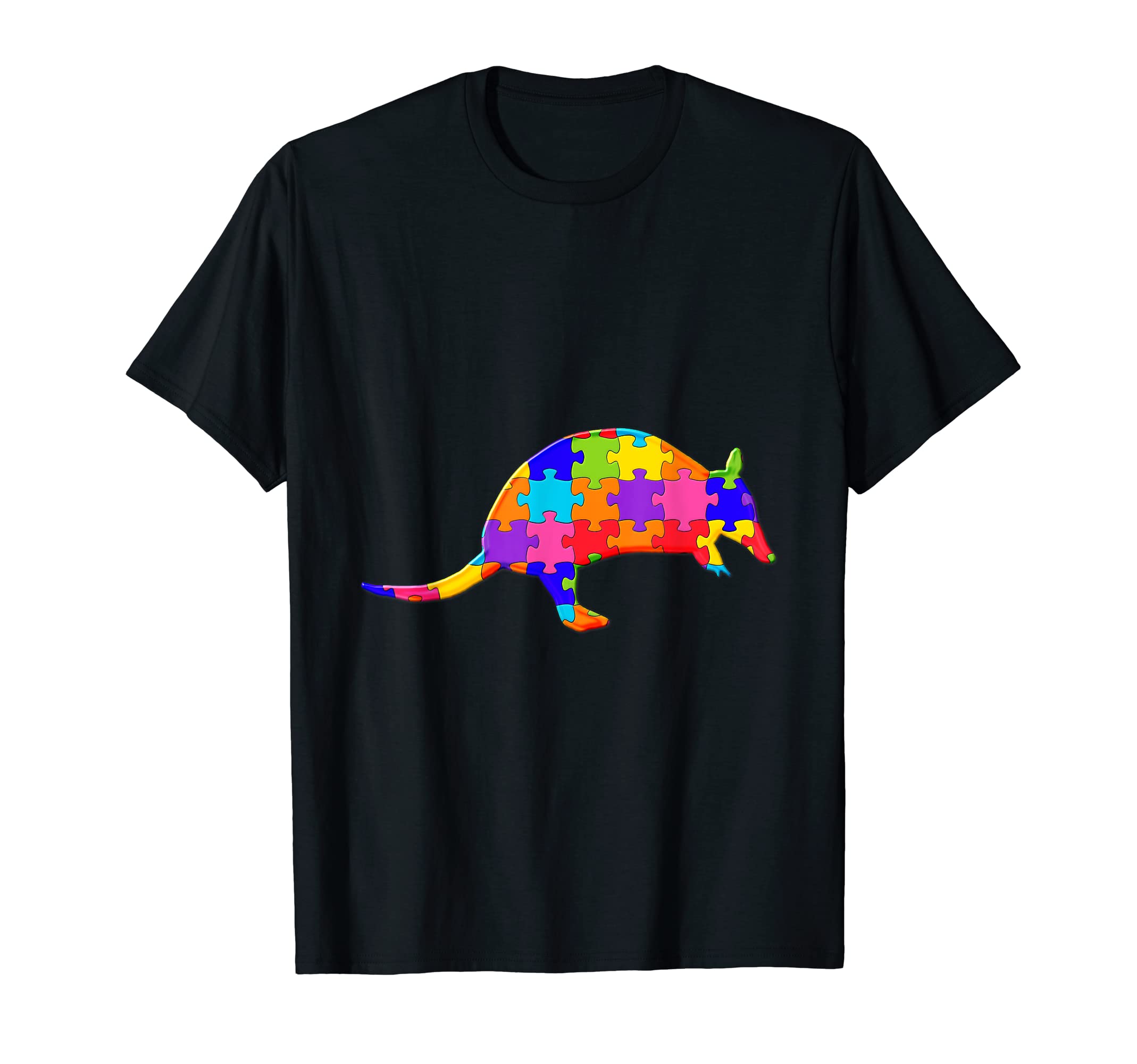 Armadillo pangolin puzzle Autism puzzle T-Shirt