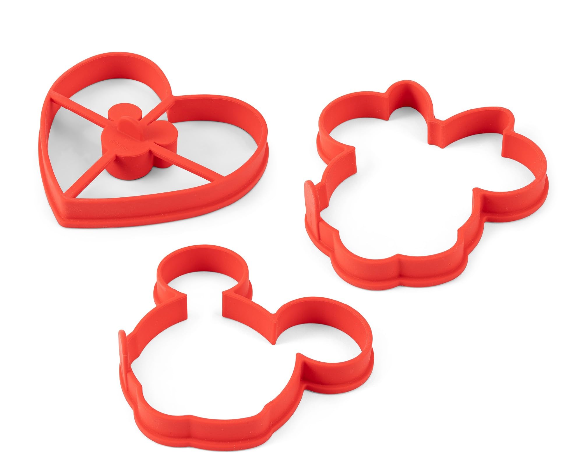 Prestige Disney Pancake Mould Set of 3: Red Silicone Pancake Mould