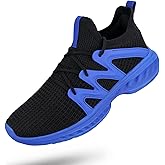 Pujcs Men's Slip on Walking Shoes Lightweight Breathable Non Slip Running Shoes Athletic Gym Tennis Shoes Sneakers for Men