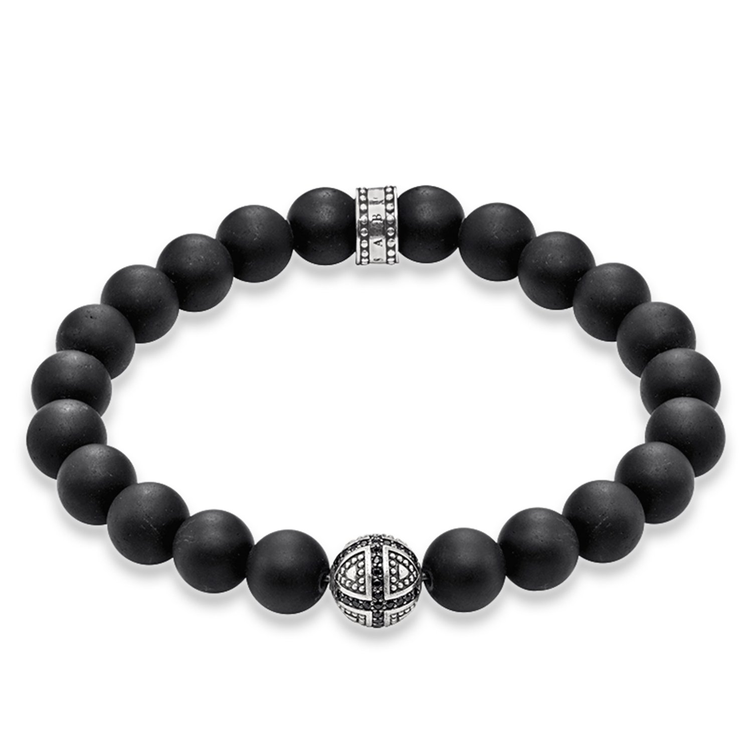 Thomas Sabo Bracelet cross Bracelet 925 Sterling Silver, Blackened