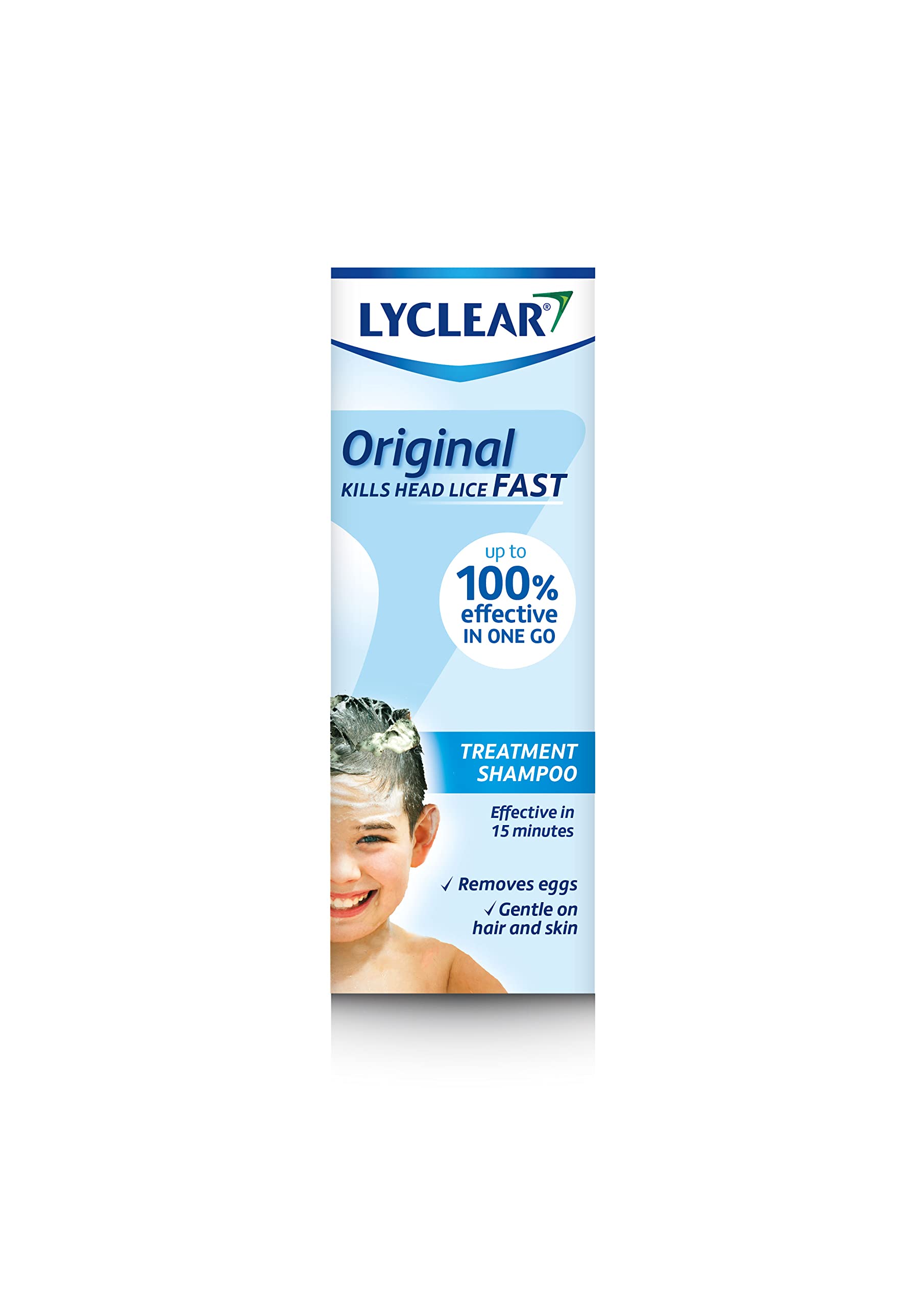Lyclear Original Shampoo Head Lice Treatment + Head Lice Comb โ Kills Head Lice and Washes Hair โ Effective in Just 15 Minutes โ 200 ml Shampoo Format and Nit Comb