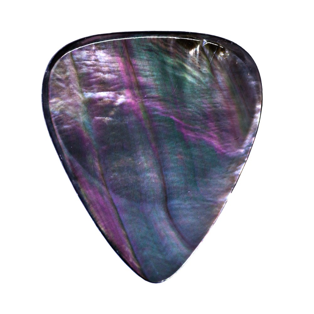 Shell Tones Guitar Plectrum - MOP (Single), Assorted Colors