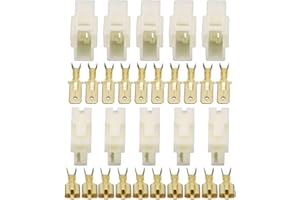 CNLW 5 Sets 2 Pin Electrical Wire Connector Plug Male and female Automotive Connector DJ7022-6.3-11/21