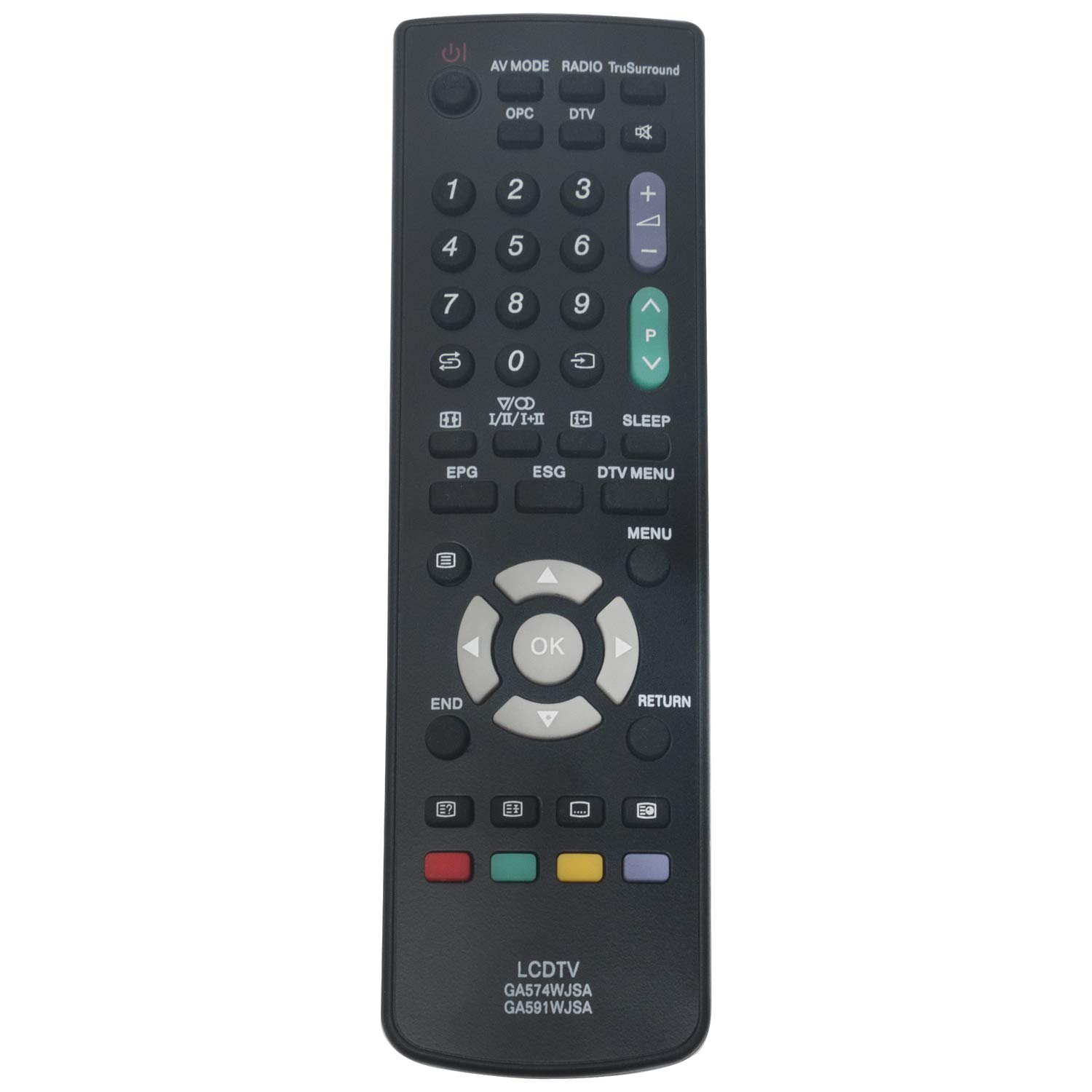 VINABTY GA574WJSA GA591WJSA Remote for Sharp GA591WJSB LC46LU700E LC32WD1E LC32WT1E LC37WD1E LC32D44E LC32LE700E LC32LE705E LC32AD5E LC40LE600E LC40LE705E LC40LU700ELC32DH65E LC37D44E LC42WD1E TV