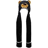 Plush Novelty Animal Hat: One Size Fits All Adults & Children/Soft, Warm Beanie Hat