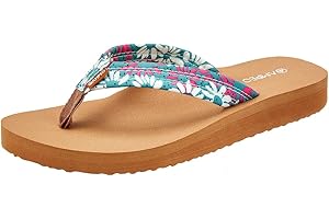 Ampeo Women's Arch Support Flip Flops Comfortable Casual Summer Beach Thong Sandals