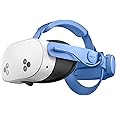 ANNAPRO Battery Head Strap Compatible with Meta Quest 3S/Quest 3, Elite Strap with 6500mAh Battery Fast Charging for Meta Quest 3S/3 Accessories, Enhance Comfort and Extend Playtime, Blue