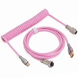 ZDawnn Braided Keyboard Cables 1.5m Coiled Type-C