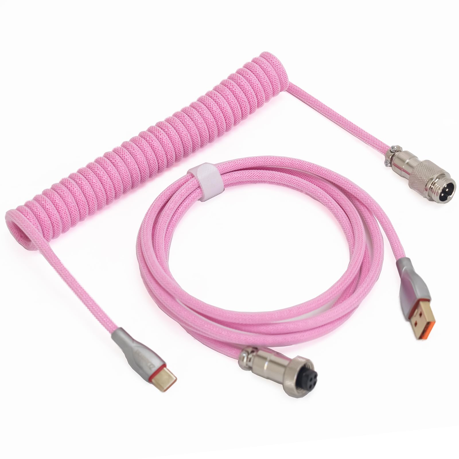 ZDawnn Braided Keyboard Cables 1.5m Coiled Type-C
