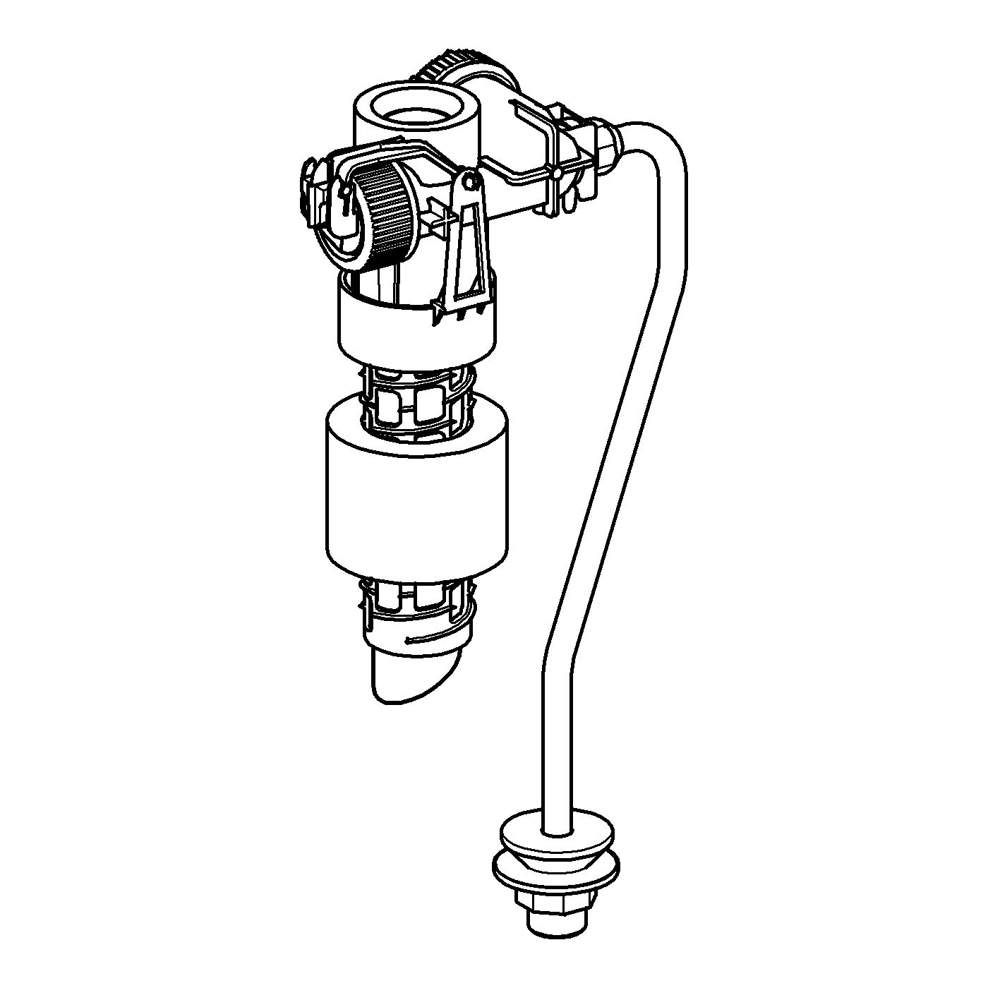 GROHE Dally-Fvent Filling Valve with Stand Pipe 42256000