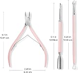 Makartt Cuticle Cutter with Pusher and Nipper 3 Pcs Set Stainless Steel view 6