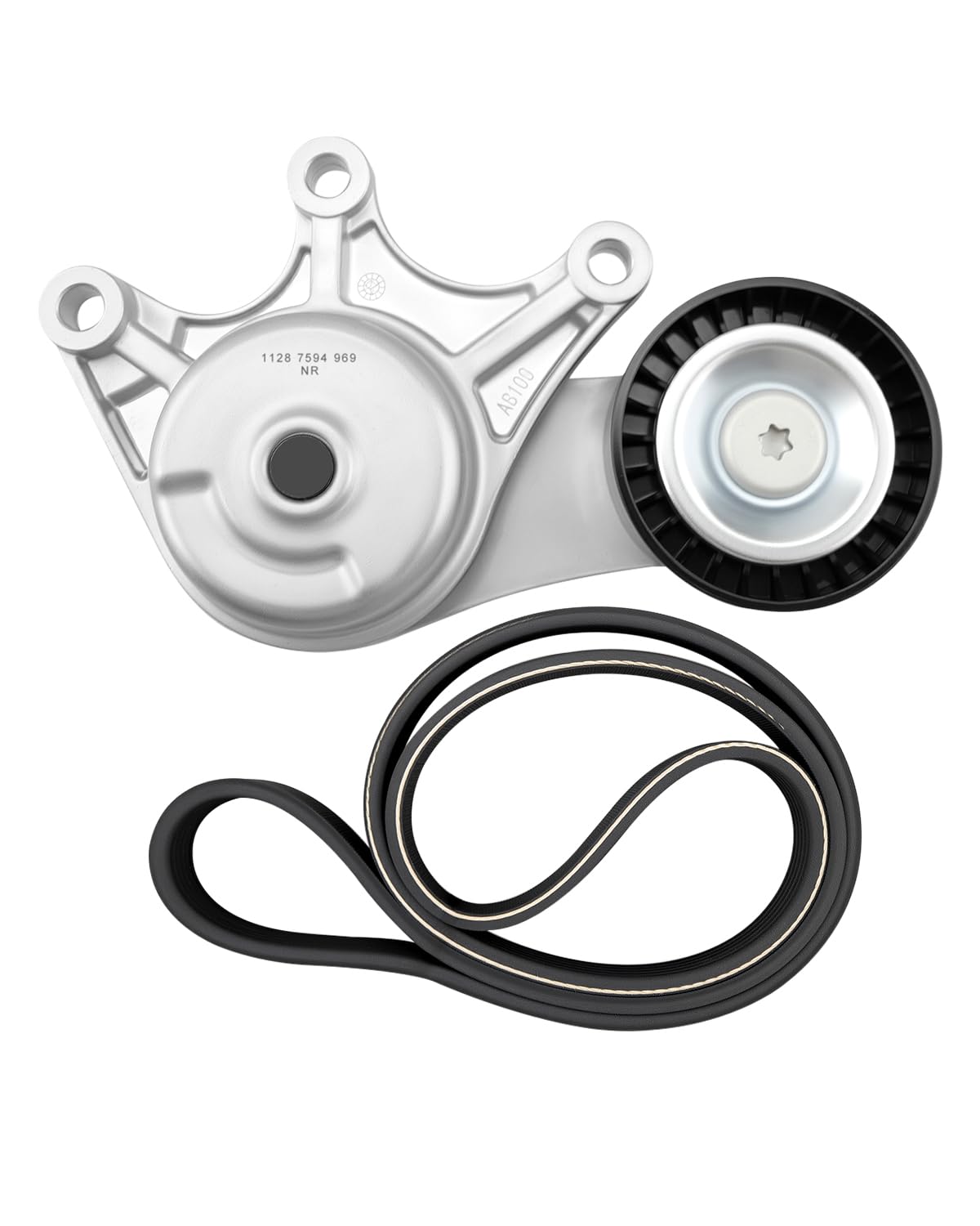 Photo 1 of Serpentine Belt Drive Kit, Tensioner and Belt Fit for BMW 120i 220i 228i 320i 328i 428i 528i X1 X3 X4 Z4, 2.0L 1997CC 1998CC