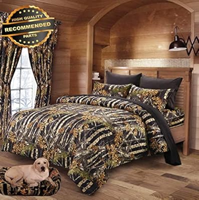 Amazon Com Gatton Premium New 7 Pc Blk Camo Comforter Sheet Set