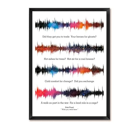 Lab No 4 Pink Floyd Wish You Were Here Song Soundwave Lyrics