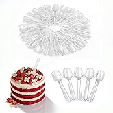 200pcs Mini Tasting Spoons for Desserts,Disposable Clear Plastic Spoons | 3 Inch Sample Spoons for Ice Cream,Jelly&amp;Yogurt,Suitable for Party,Seasonings Repackage,Tasting Supplies