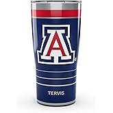 Tervis Traveler Arizona Wildcats - MVP Triple Walled Insulated Tumbler Travel Cup Keeps Drinks Cold & Hot, 20oz, Stainless Steel