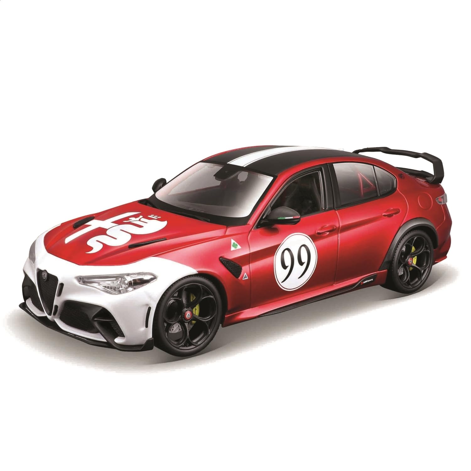 Bburago - 11049R/W, Alfa Red White collectible model car
