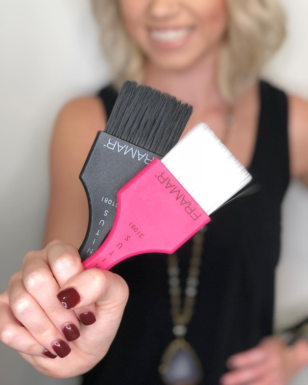 Framar Power Painter Hair Color Brush, Hair Dye Brush, Hair Coloring Brush - 2 Pack : Beauty