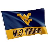 Desert Cactus West Virginia University WVU Flag - 3 x 5 Feet Mountaineers Banner, Indoor/Outdoor Durable Fabric, 100% Polyester Design (Style 7)