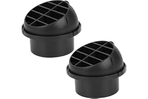 COPGGE 2Pcs 75mm Warm Air Vent Outlet Diesel Parking Heater Duct Ducting Air Vent Outlet 360 Degrees Rotatable Compatible with Eberspacher Webasto Heater Vent, for Chinese Diesel Heater