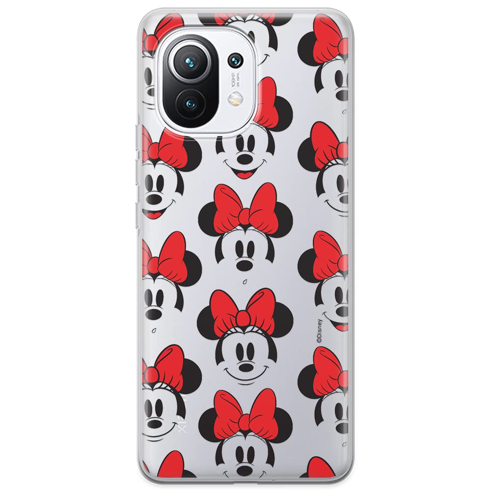 ERT GROUP mobile phone case for Xiaomi 11 original and officially Licensed Disney pattern Minnie 058 optimally adapted to the shape of the mobile phone, partially transparent — image 1