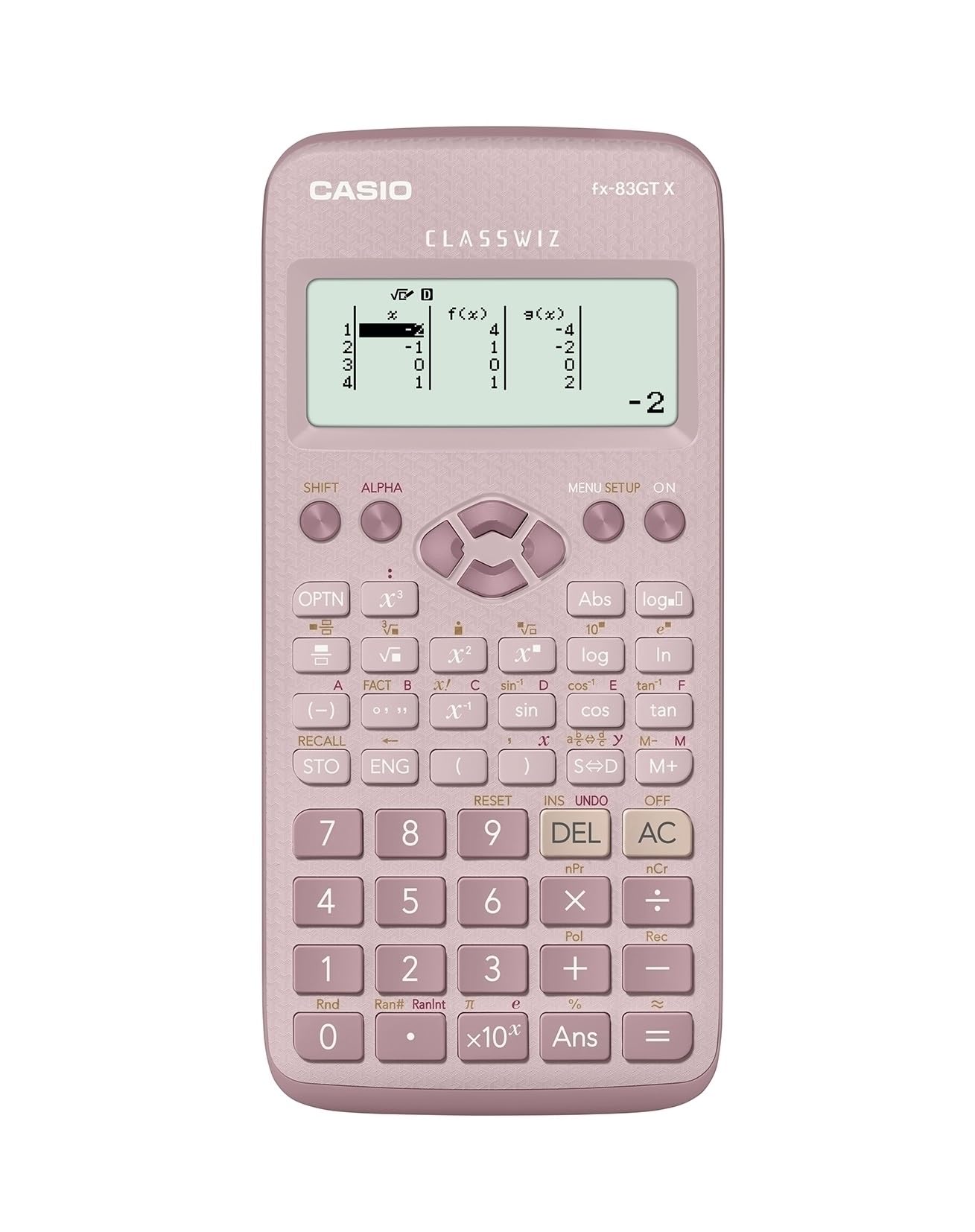Casio FX-83GTX Scientific Calculator Pink