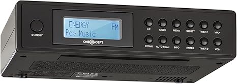 Oneconcept Kr 120 Kitchen Radio Substructure Digital Radio Dab