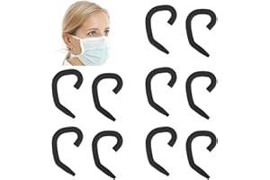 Mask Ear Protector, 5 Pairs Mask Ear Saver Silicone Ear Protectors Hook with Snap Slot Design, Reusable Anti Slip Ear Grips f