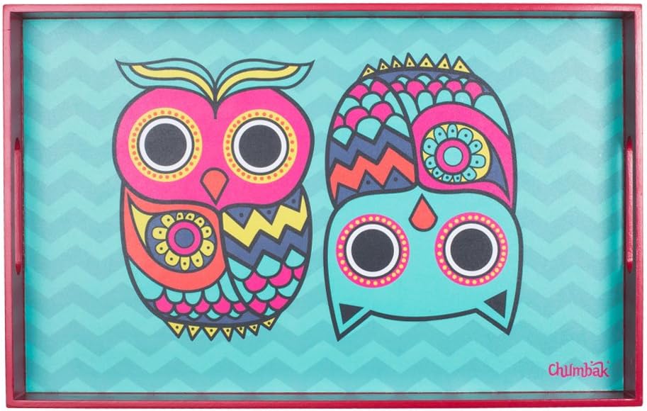 Chumbak Sara Ali Khan's Choice Chumbak Owl Rectangle Tray