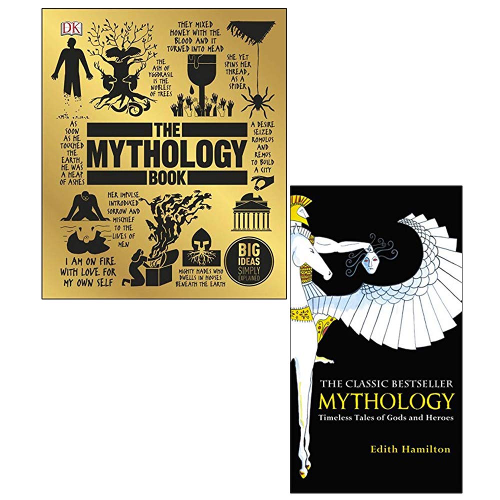 The Mythology Book Hardcover Mythology Timeless Tales Of Gods And Heroes 2 Books Collection Set Amazon Co Uk Dk Edith Hamilton The Mythology Book By Dk 978 0241301913 0241301912 9780241301913 Mythology Timeless Tales Of Gods