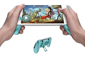 GameSir F1 Mobile Game Controller Sensitive Shoot and Aim Fire Buttons L1R1 Trigger, Mobile Grip Joystick Set for Fortnite/PU