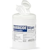 BARBICIDE Professional Disinfecting Wipes (160 Count) &ndash; 2-Minute Hospital-Grade Kill Time &ndash; EPA-Registered Surface Wipes for Salons, Barbershops &amp; Spas &ndash; Bactericidal, Virucidal &amp; Tuberculocidal