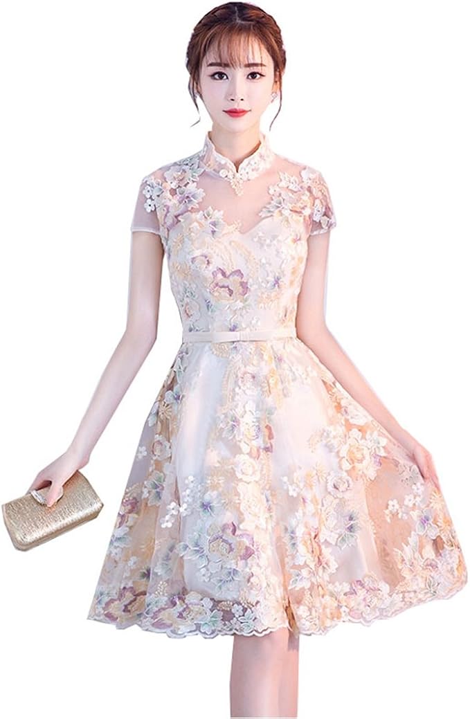 Amazon 披露宴お呼ばれ二次会コンサートドレス Xl シャンペン パーティードレス 通販