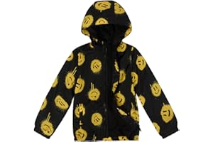 JOYSON Kids Light Rain Jacket Boys Fashion Outerwear Water-resistant Breathable Jackets Hooded Windbreaker Jacket for Boy