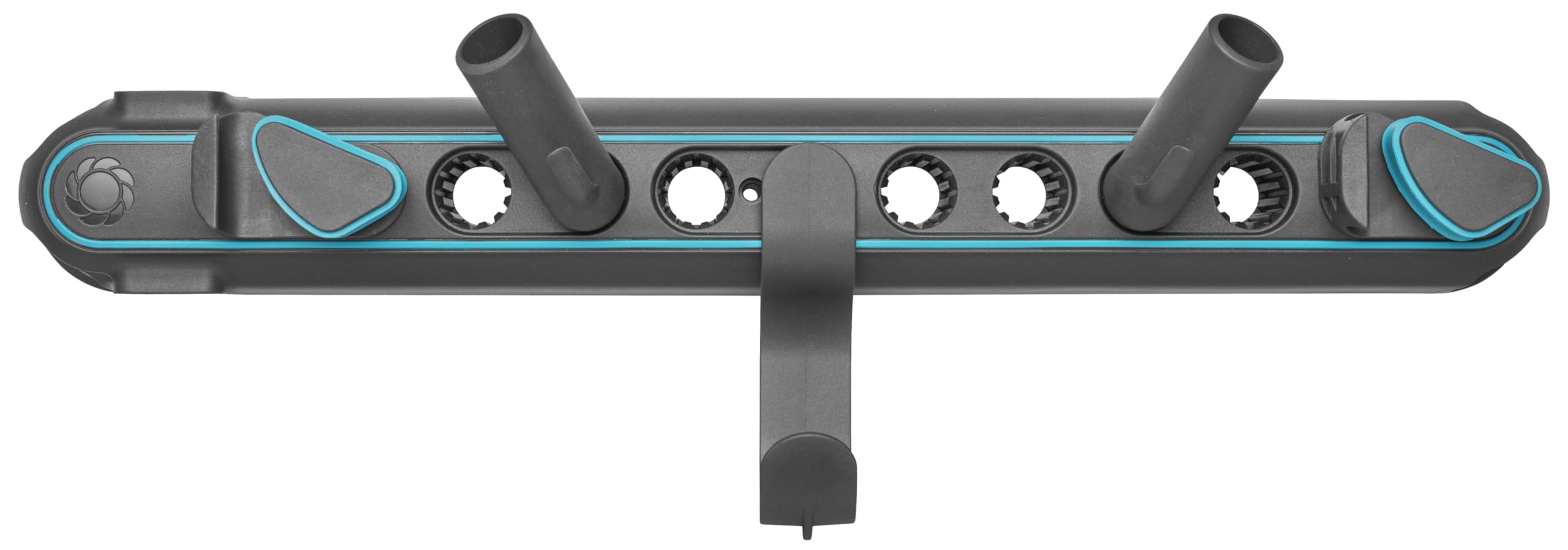 Gardena Tool Rack Flex: Wall hook for house and garden tools, incl. single connectors, handle holder, horizontal storage, made from recycled materials, can be equipped as required (3506-20)