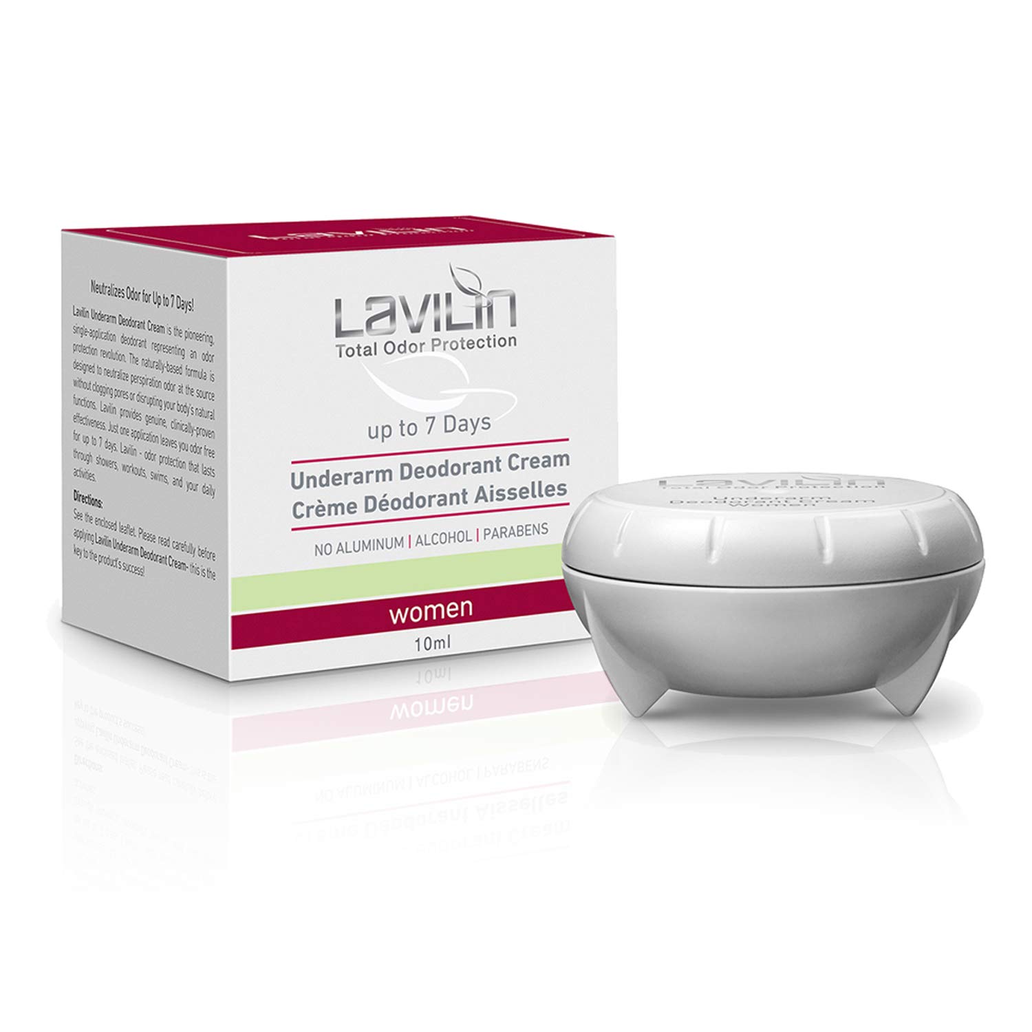LAVILIN Underarm Deodorant Cream For Women - Up to 7-Days Protection – The Ultimate and Different Way to Prevent Unpleasant Odors – Alcohol, Paraben & Aluminum Free - Cruelty-Free - Kind to your Skin