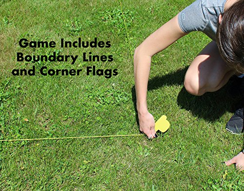Driveway Games Portable Badminton Set 4 Rackets, 3 Birdies & Net Kit