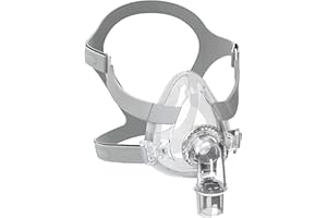 MABODYSK CPAP Mask,CPAP Full Face Mask Silicone Mask CPAP Mask Cover Includes Cushion,Headgear,Frame,Elbow-Universal Replacement Set Suitable for Various Models of CPAP Machines - Medium