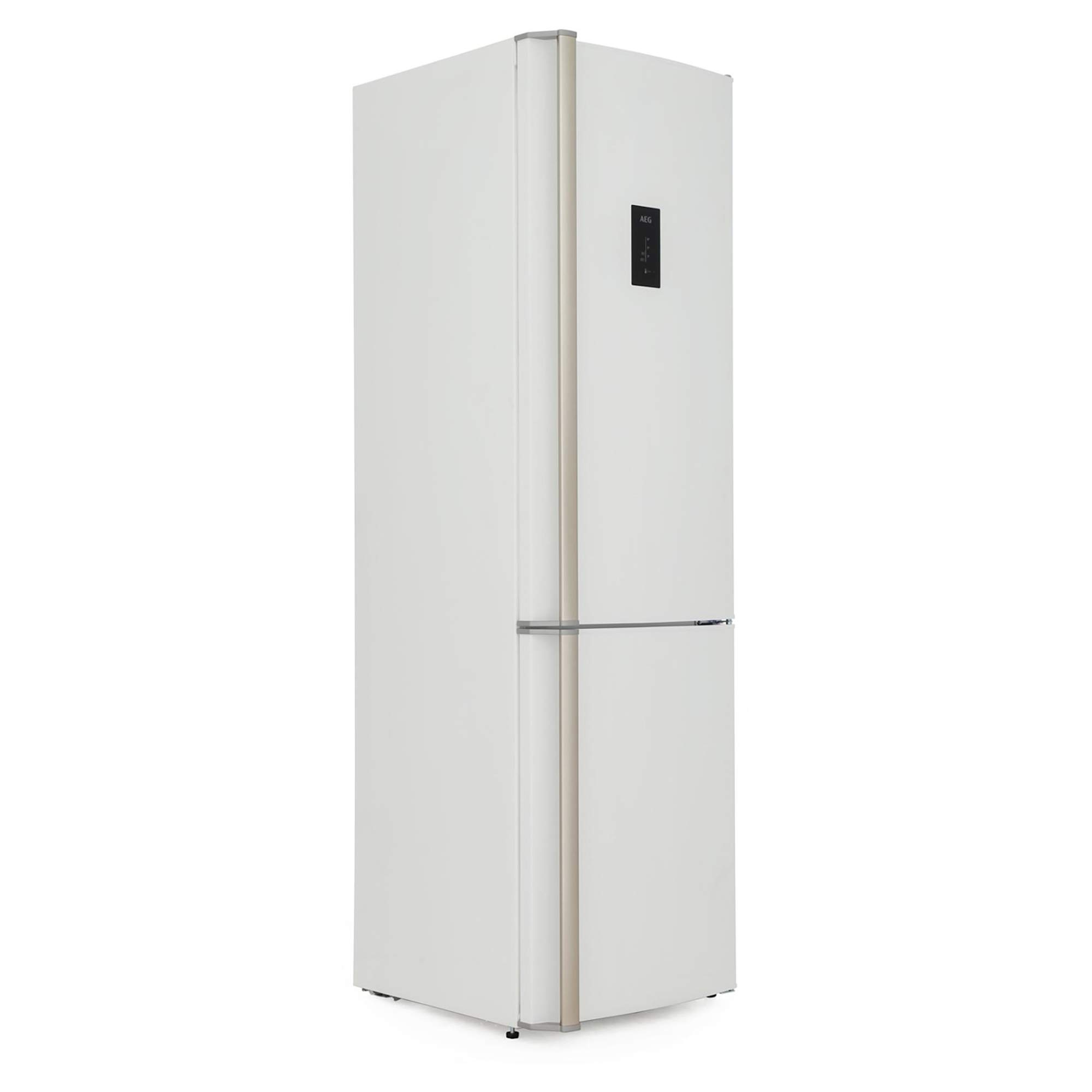 AEG RCB73726KW Freestanding 60/40 Fridge Freezer, Frost Free, 319L capacity, 60cm wide, Stainless Steel
