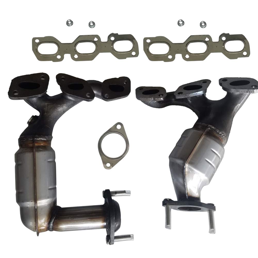 Mayasaf Catalytic Converter For 2001 07 Ford Escape Radiator Side 2005 07 Mercury Mariner Bank 2 3 0l V6 Models W Gasket Exhaust Manifold 2001 06 Mazda Tribute Replacement Parts Exhaust Emissions