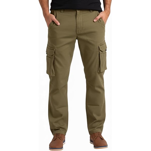 Stretch Cargo Pant Mencomfy MultiPants,High Stretch Durable Cargo