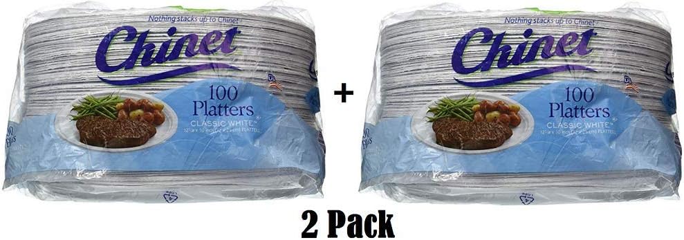 Platters, Extra Large, 2 Pack (total 200Count)
