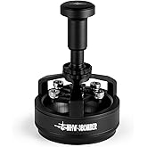 MHW-3BOMBER WDT Tool Espresso 58mm, Espresso Distribution Tool with Magnetic Base for Barista, Adjustable Depth Needle Distributor Tool, 0.25mm x 14 Coffee Stirrer Tools, YU Series Cyclone, T5849