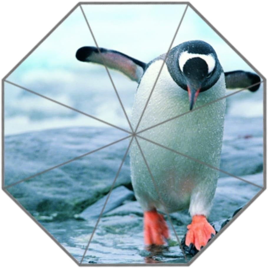 2018 New Creative Animal penguin Umbrella Three Folding
