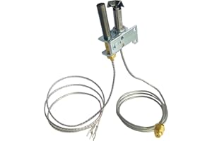 MCAMPAS 36" Leads Millivolt Pilot Assembly For Grand Canyon Variable Flame Vent Free Burner System. Natural and LP gas (Grand Canyon Millivolt Pilot Assembly)