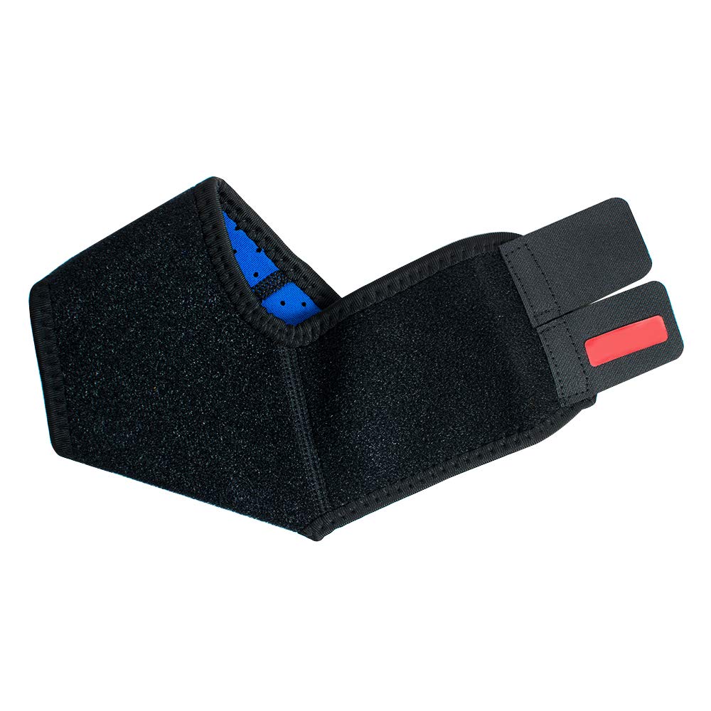 Risingmed Chevillère professionnelle fait en néoprène respirant - Pour Eviter le Risque d\'Entorse Cheville, Taille réglable, Sport(enfant) (noir)