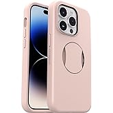 OtterBox iPhone 14 Pro (Only) OtterGrip Symmetry Series Case - Made ME Blush (Pink), Built-in Grip, Sleek case, Snaps to MagSafe, Raised Edges Protect Camera & Screen