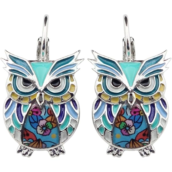Lote De 20 Dijes De Búho En Aleación Y Esmalte - Para Joyería DIY, Collares, Pulseras, 1-3 Cm
